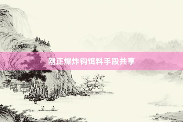 刚正爆炸钩饵料手段共享